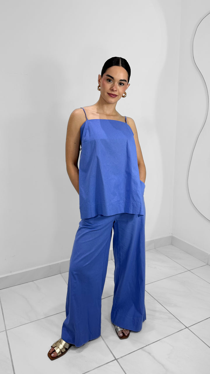 CONJUNTO SUELTO DE TIRANTES LIGHT BLUE