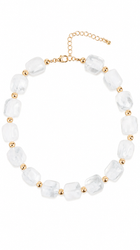 COLLAR MÁRMOL BLANCO