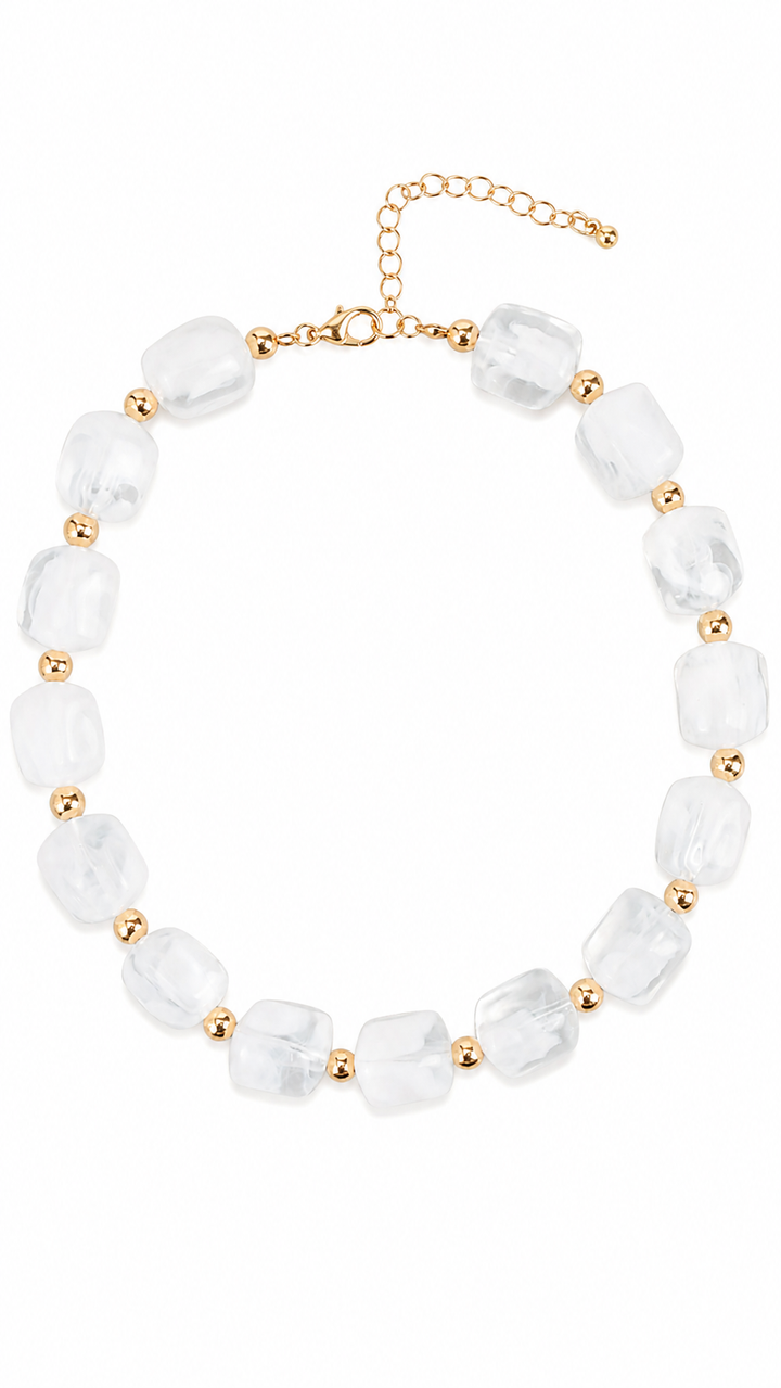 COLLAR MÁRMOL BLANCO
