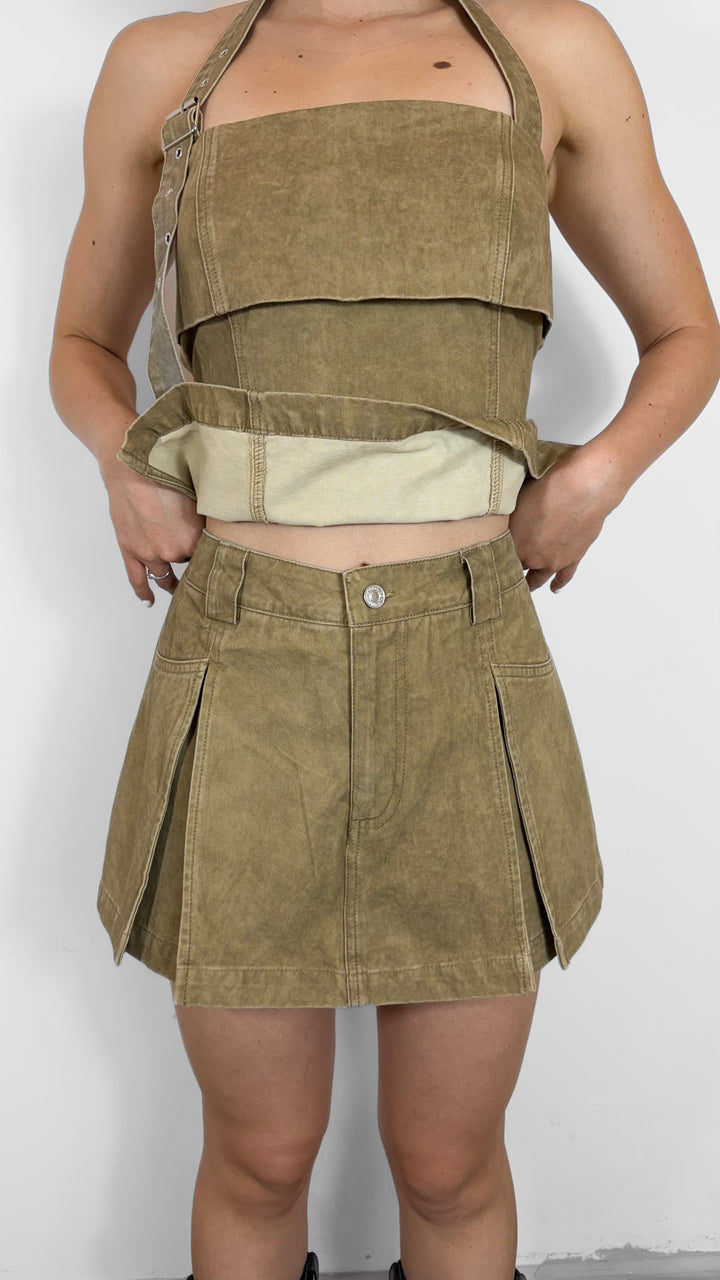FALDA SHORT DENIM ARENA (SET)
