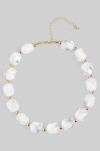 COLLAR MÁRMOL BLANCO
