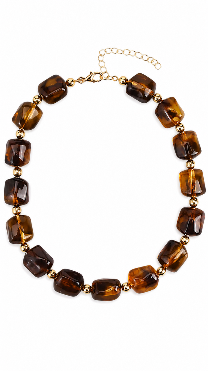COLLAR MÁRMOL CAFÉ
