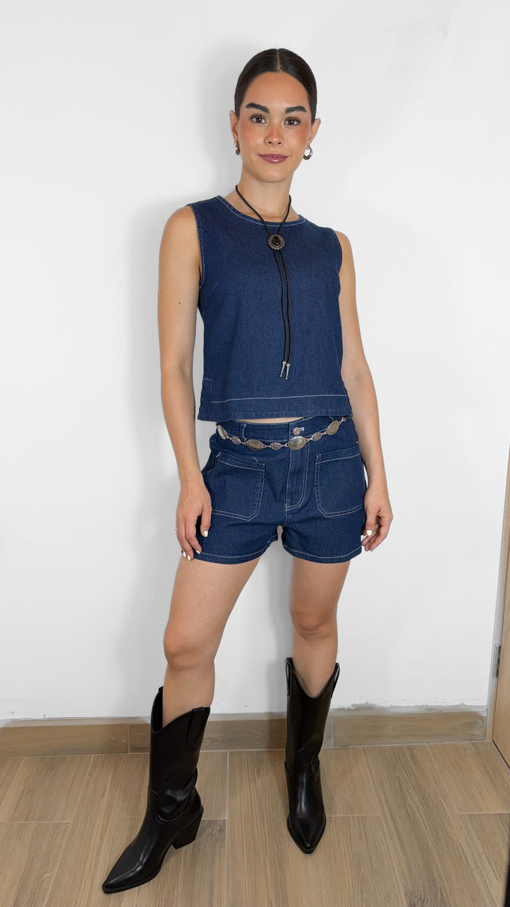 SHORT DENIM (SET)