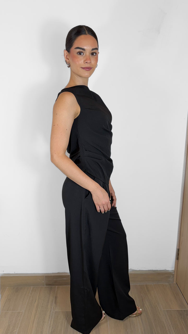 TOP NEGRO OFF-SHOULDER (SET)