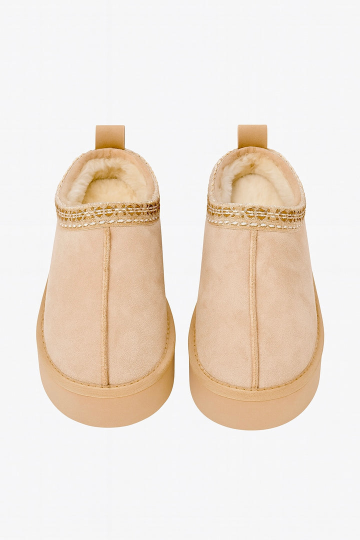 ZAPATO BEIGE TIPO UGG OSLO