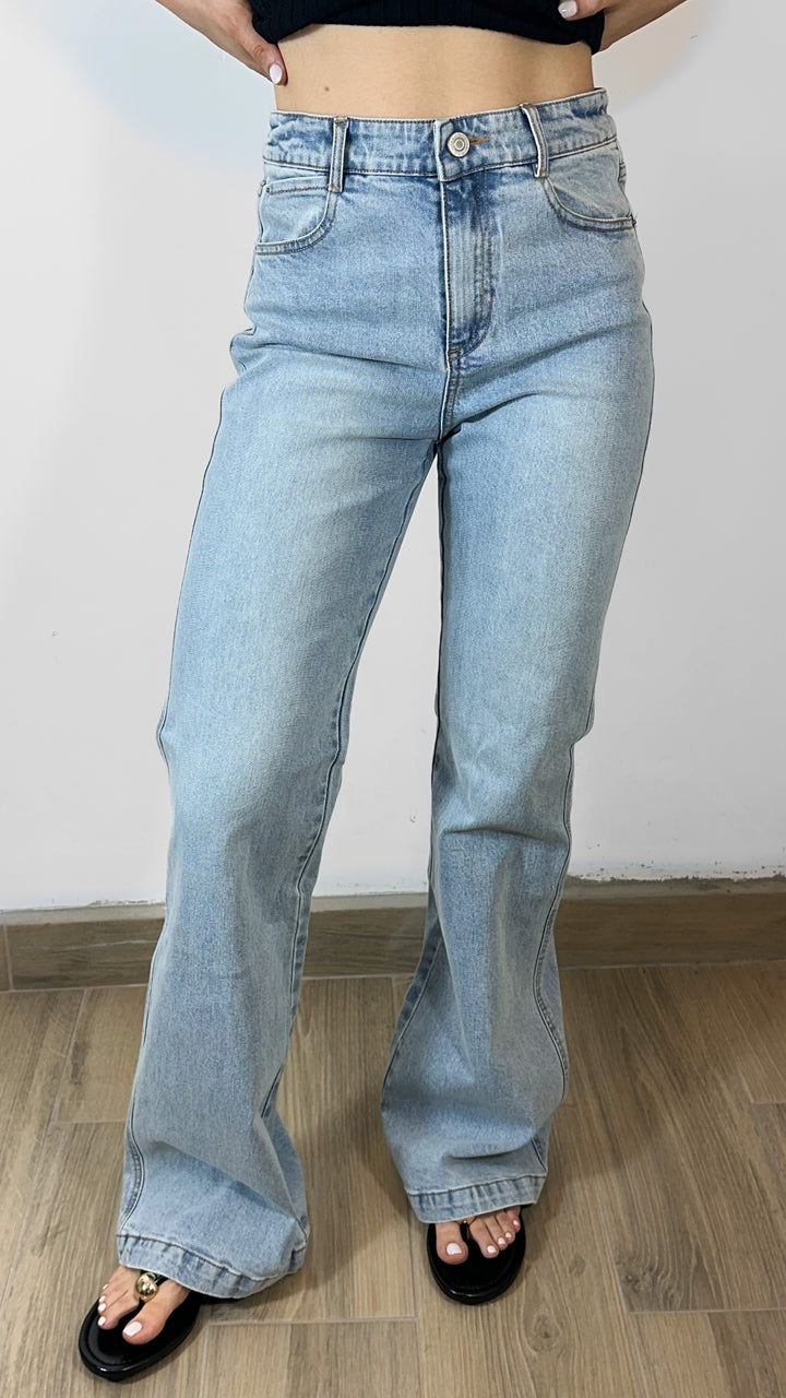 HIGH WAISTED DENIM JEANS BOOTCUT