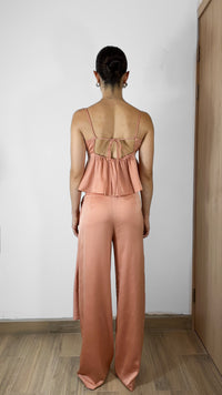 PANTALÓN SATIN CORAL (SET)