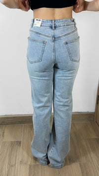 HIGH WAISTED DENIM JEANS BOOTCUT