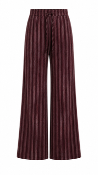 PANTALÓN DE RAYAS VINO (SET)