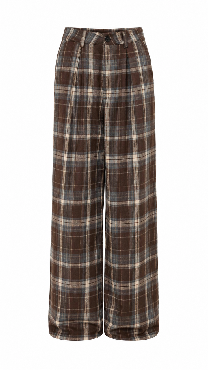 PANTALÓN PLAID CHOCOLATE