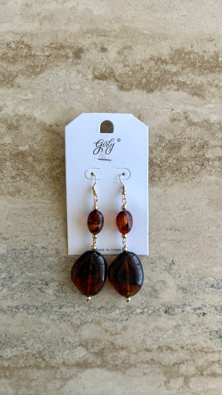 ARETES CAFÉ MARMOL
