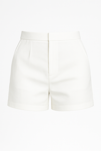 MINI SHORT EFECTO SASTRE BLANCO