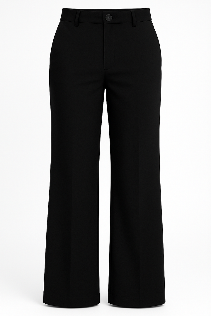 PANTALÓN TIRO ALTO FORMAL NEGRO WIDE LEG