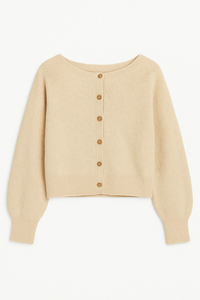 BLUSA MANGA LARGA DE BORREGO BEIGE