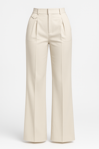 PANTALÓN FORMAL TIRO ALTO RECTO IVORY