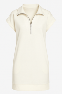 VESTIDO SPORTY SIN MANGAS IVORY