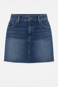 FALDA RECTA DENIM TIRO ALTO DARK BLUE