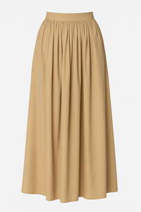 MAXI FALDA FRESH SUMMER LISA TIRO ALTO KHAKI