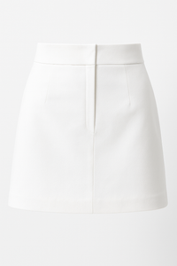 SHORT FALDA TIRO ALTO BLANCO