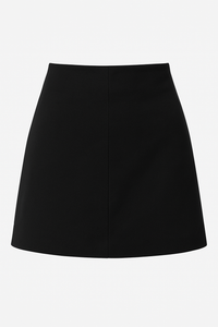 SHORT FALDA TIRO ALTO NEGRO