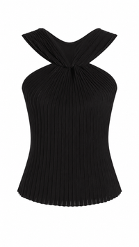 TOP HALTER CANELE NEGRO