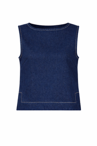TOP DENIM SIN MANGAS (SET)