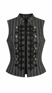 CHALECO NAPOLEON NEGRO DE RAYAS (SET)