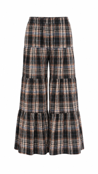 PANTALÓN DE CUADROS NEGRO