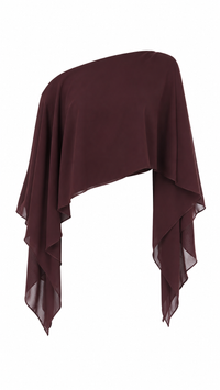 BLUSA PONCHO CHOCOLATE