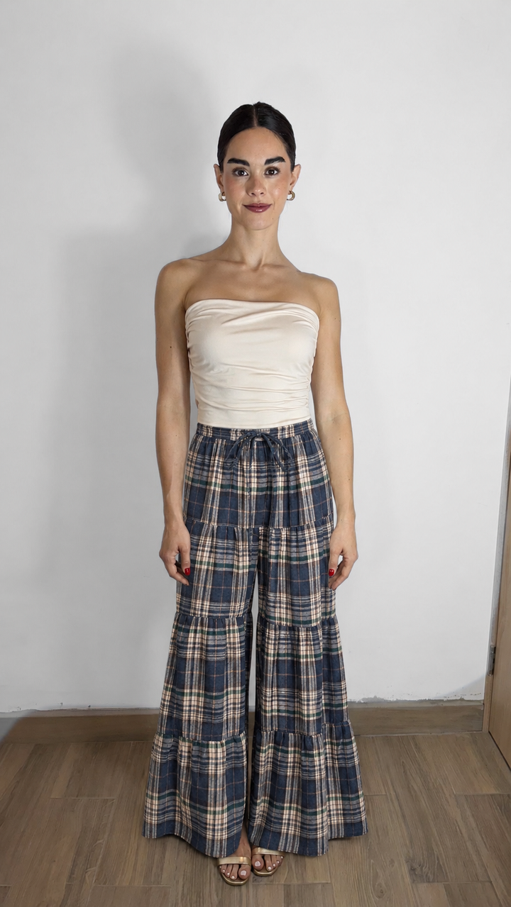 PANTALÓN DE CUADROS BLUE