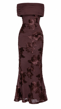 VESTIDO AMÉLIE CAFÉ