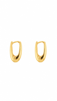 ARETES TIPO GOTA DORADOS