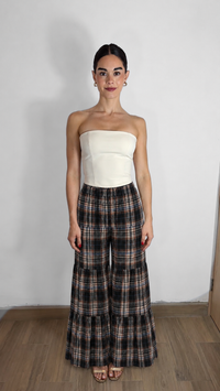 PANTALÓN DE CUADROS NEGRO