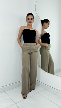 PANTALÓN TIRO ALTO WIDE LEG MOCHA
