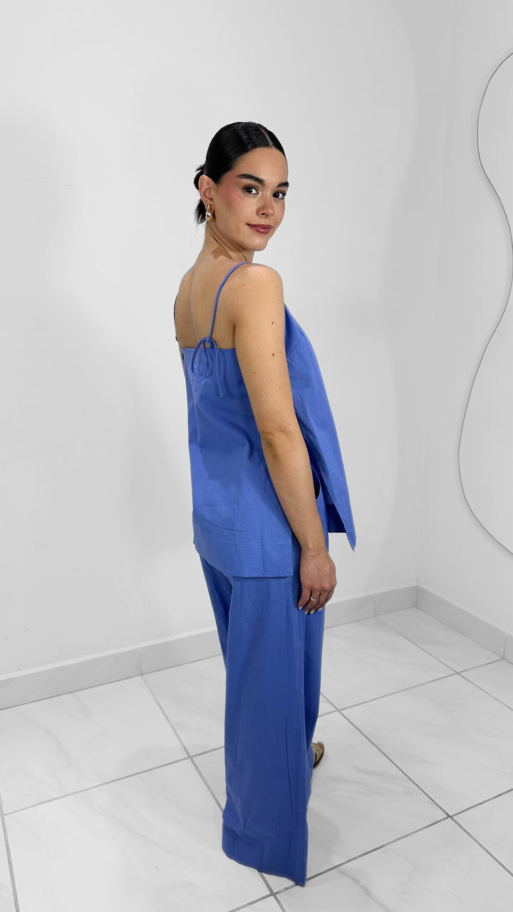 CONJUNTO SUELTO DE TIRANTES LIGHT BLUE