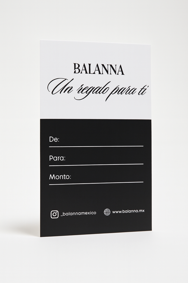 GIFT CARD BALANNA digital o física