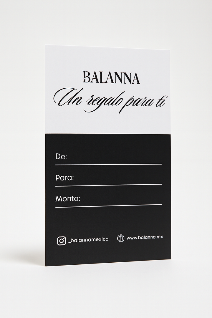 GIFT CARD BALANNA digital o física