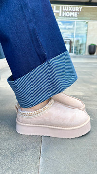 ZAPATO BEIGE TIPO UGG OSLO