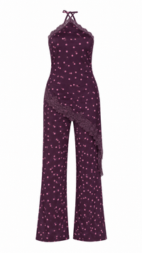 JUMPSUIT SATÍN PURPLE COMBO