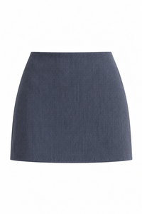 DARK DENIM GREY SKORT