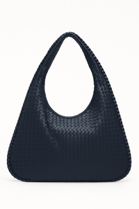 BOLSO GRANDE HOBO TRENZADO NAVY