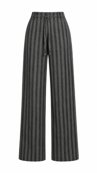 PANTALÓN DE RAYAS NEGRO (SET)