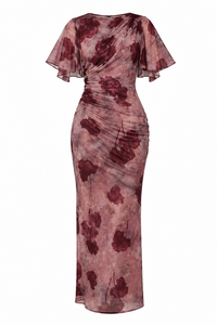 VESTIDO MAXI CON ESPALDA ABIERTA ROSA