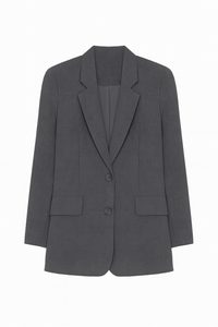 BLAZER MANGA LARGA CON BOTONES GRIS