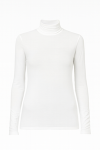 BLUSA CUELLO DE TORTUGA BLANCA