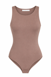 BODYSUIT HALTER MOCHA