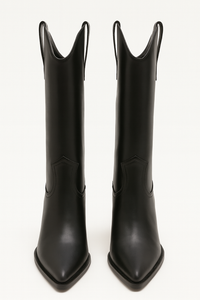 BLACK AUSTIN COWGIRL BOOTS