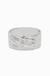 BRAZALETE GRUESO PLATEADO