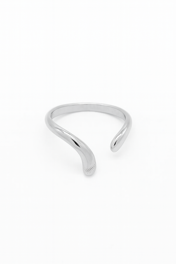 ANILLO EN V PLATEADO