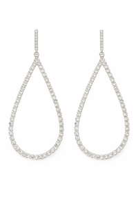 ARETES DE GOTA CON CRISTALES
